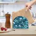 thumbnail image 6 of Table Napkin Holder, One Sizex1 Kitchen Napkin Holder Acrylic Napkin Holder Restaurant Napkin Holder Cartoon Teal Flowers Seamless, 6 of 9