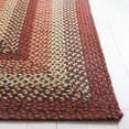 thumbnail image 4 of SAFAVIEH Braided Claes Bordered Reversible Area Rug, Brown/Rust, 6' x 9', 4 of 12