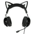 thumbnail image 3 of Auriculares para juegos modos de música en vivo micrófono de 6 mm auriculares con cable efectos de luz de 8 colores micrófono unidireccional para uso diario, 3 of 8