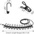 thumbnail image 3 of 2 Pack Portable Clothesline for Vacation, Travel, Camping, Balcony, 180cm with 12 Clothespins and Windproof, 3 of 5