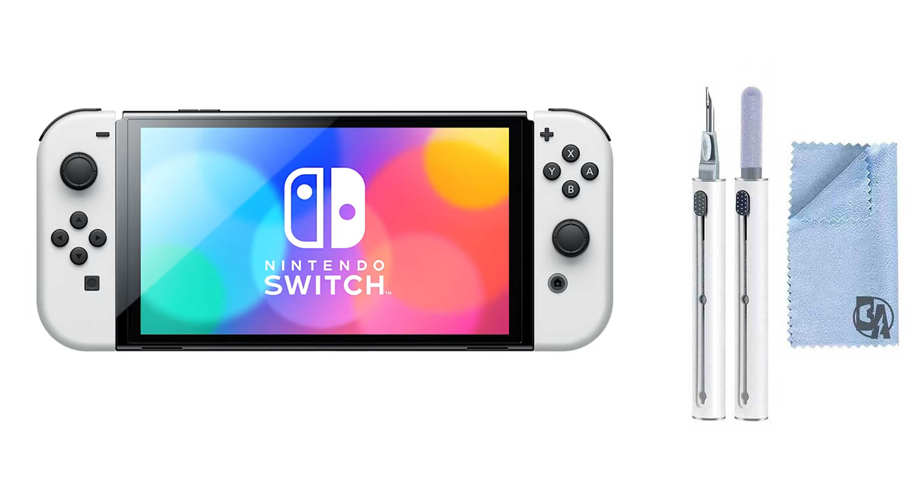 Nintendo Switch Neon V2 with MightySkins Skin - Japan Import with