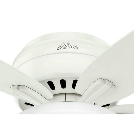 

Hunter 42 Newsome Fresh White Ceiling Fan with Light Kit and Pull Chain