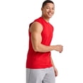 thumbnail image 4 of Hanes Essentials Men's Muscle Tank Sleeveless Tee Workout Gym Crewneck Midweight, 4 of 8