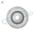 thumbnail image 4 of Front Drilled Slotted Disc Brake Rotors For 2003-2008 Honda Pilot, 4 of 7
