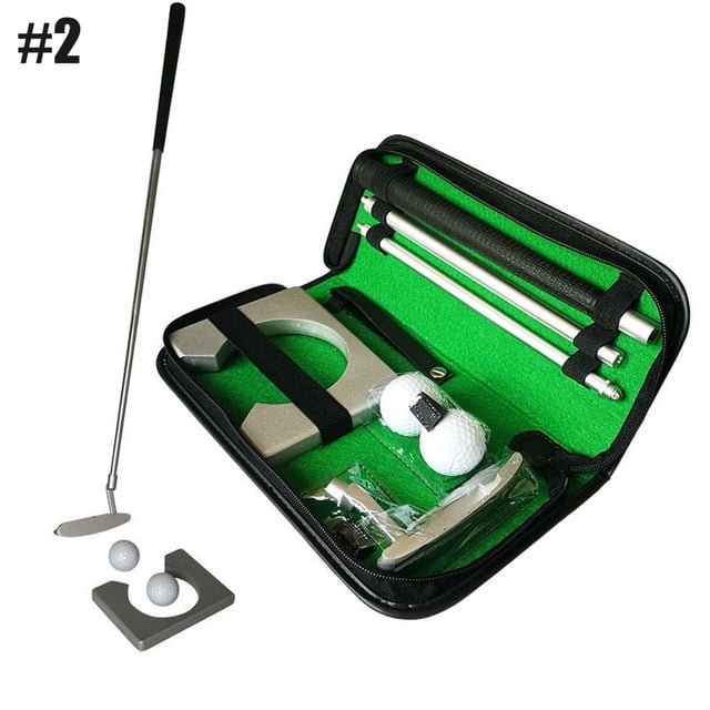 Golf Putter Set Portable Mini Golf Equipment Practice Kit with Detachable Putter Ball for Indoor/Outdoor Golf Trainer Kit 2