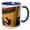 Blue/White, variant on 3drose, Town of Hofn During Winter. Old Ship Used as Museum, Iceland, 15oz Mug