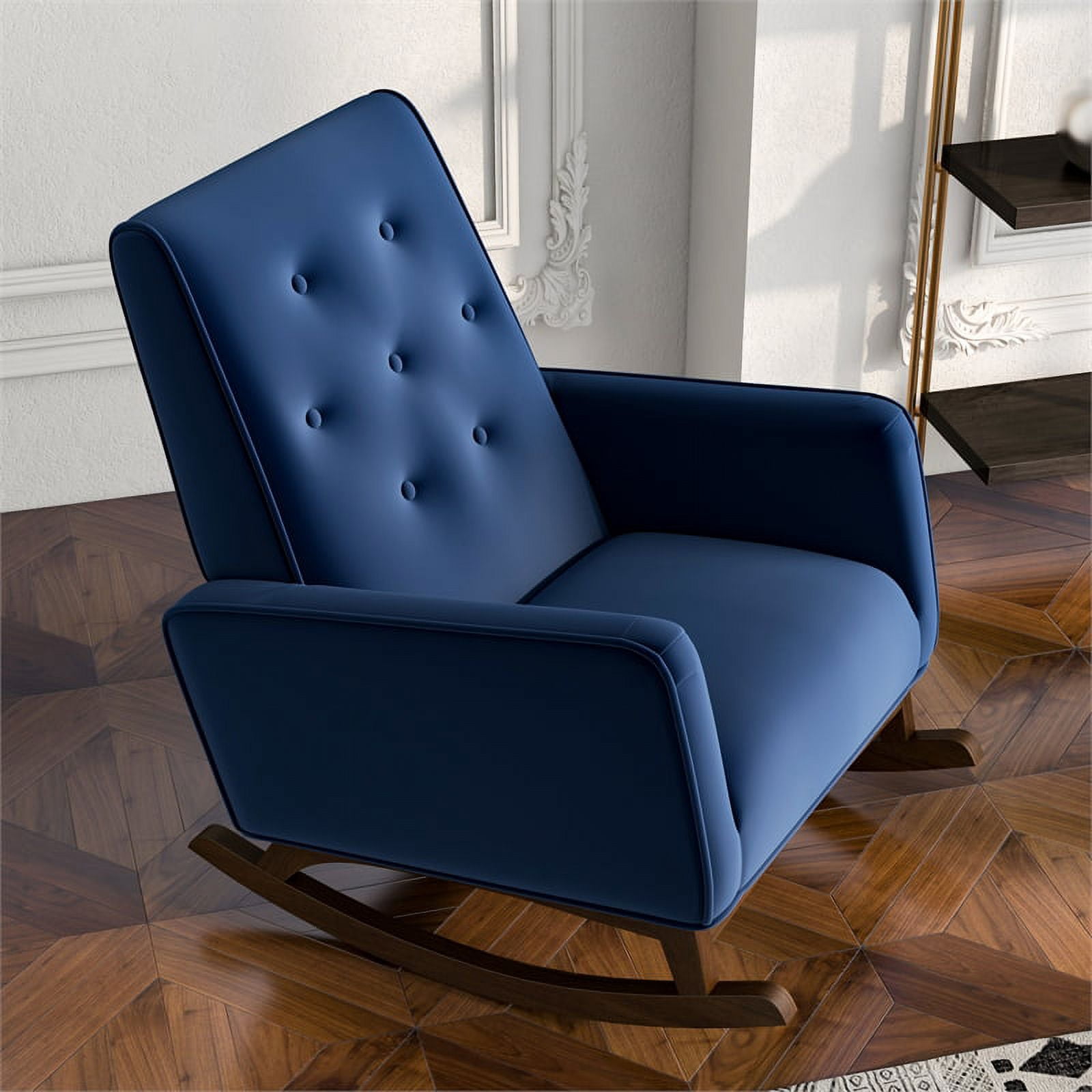Ashcroft Dalston Mid Century Modern Nursery Rocking Chair