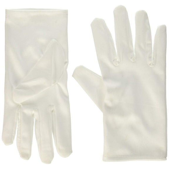 Short White Gloves
