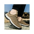 thumbnail image 6 of Frontwalk Mens Walking Shoes Mesh Hiking Shoe Lace Up Sneakers Climbing Lightweight Trekking Sneaker Men's Outdoor Brown 6, 6 of 9