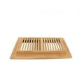 thumbnail image 3 of BambooMN 4" Inch x 9 7/8" Inch Strand Woven Bamboo Floor Register Air Vent Indent Cover - Natural - 1 Cover, 3 of 3