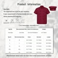 thumbnail image 7 of TiaoBug Mens Womens Short Sleeve Chef Coat Kitchen Hotel Uniform Shirts Cook Jacket with Hat Restaurant Workwear Red-B XL, 7 of 7