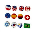 thumbnail image 4 of 2Pcs Country Flag Shape Tennis Vibration Dampeners Silicone Tennis Dampeners Racket Anti Vibration Damper Tennis Accessories Number 2, 4 of 6