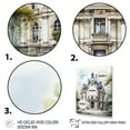 thumbnail image 3 of Designart "Paris Boulevard Haussmann painting I" Cityscapes Floater Framed Wall Art Living Room, 3 of 7