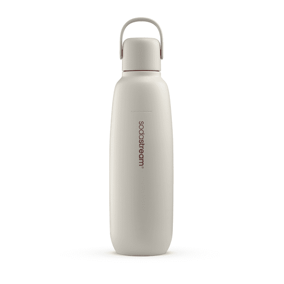 SodaStream Sand Fizz & Go Stainless Steel Carbonating Bottle