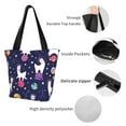 thumbnail image 4 of Balery Lama in Space Bolsa de Hombro con Diseño, Bolsa Grande y Duradera, Bolsa Versátil para Compras, 4 of 6