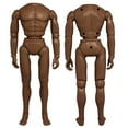 thumbnail image 3 of Set of 10 12 Inch 1/6th Scale Super Articulated Type S Male Action Figure Bodies [African American], 3 of 4