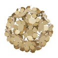thumbnail image 3 of Deco 79 Contemporary Metal Geometric Sculpture, 9" x 9" x 9", Gold, 3 of 4