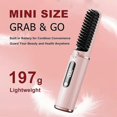 thumbnail image 2 of Women's Cordless Hair Straightener with Negative Ions, 30 Seconds Fast Heat-up, USB Rechargeable, Portable Travel Hair Straightener -GSL, 2 of 5