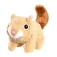 thumbnail image 3 of Almencla Interactive Electronic Squirrel Plush Toy Stuffed Animals Realistic Electronic Pet Toy for Holiday Gift Babies Boys and Girls Beige, 3 of 7