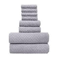thumbnail image 3 of Bath towels,Bath Towels Set Eight Pieces Of Velvet Square Towel Towel Bath Towel Plain Household Bath Wash Face Wipe Dry Absorbent Soft Household Set, 3 of 8