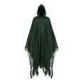 thumbnail image 3 of HOWPAY Halloween Capes For Adults Grim Reaper Hooded Robe Cape Zombie Skeleton Cosplay Outfit Medieval Vintage Role Play Fancy Dress For Party Halloween Costumes One Size, 3 of 4