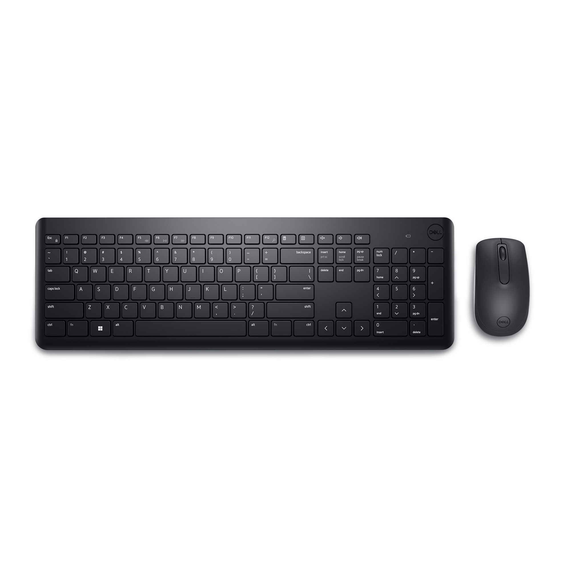 Dell KM3322W Wireless Keyboard and Mouse Combo, Black photo 1