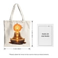 thumbnail image 5 of Serene Tote Bag - Canvas Multifunctional Reusable Shopping Bag with Radiant Design Perfect for Parties Travel & Shopping, 5 of 6
