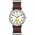 thumbnail image 2 of Timex Tribute Collegiate Weekender 40mm Correa de Piel de Cuarzo para Hombre, Marrón, Relo Timex Timex Tribute, 2 of 2
