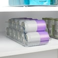 thumbnail image 5 of iDesign Soda Can Dispenser for Fridge or Pantry, Set of 3, Clear, Made in USA, 5 of 8