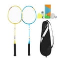 thumbnail image 4 of 1Pair Professional Double Badminton Racquet Set Light Weight Shuttlecocks Racquet for Outdoor Backyard Games Enduring, 4 of 8