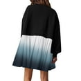 thumbnail image 4 of TJAZFJPA Robe pour Femmes Mode Féminine Robe Chandail en Molleton Surdimensionnée Manches Longues Col Rond Pull Hauts Coupe Décontractée Chandails en Molleton Mini Robe Robe pour Femmes Manches Longues Robe Noire, 4 of 4