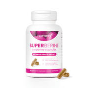 humanN SuperBerine Berberine Supplement - Cholesterol Metabolic Clinically Researched Support - High Absorbency, Concentrated Dose Formula with Olive Leaf Extract - 30 Capsules