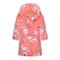 thumbnail image 3 of GYRATEDREAM Boys Girls Robes Cartoon Hooded Plush Robe Animal Pajamas Soft Fleece Bathrobes Cute Sleepwear Gowns, 3 of 8