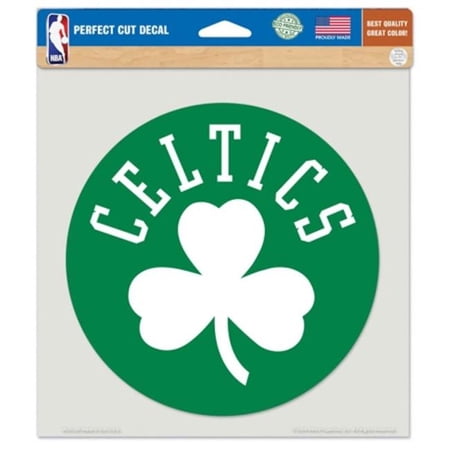 Boston Celtics Official NBA 8 inch x 8 inch Die Cut Car Decal by Wincraft