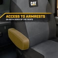 thumbnail image 4 of CAT™ Semi Truck Seat Covers – Heavy Duty Interior Accessories for Big Rigs, 18 Wheelers, & Semis – Breathable Mesh Universal Fit Truck Accessories for Semi Trucks – Best Accessories for Long Haul Tru, 4 of 7