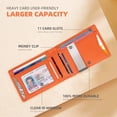 thumbnail image 7 of SYMMEXA Men's wallet RFID anti-theft carbon fiber dollar clip wallet card holder, 7 of 7