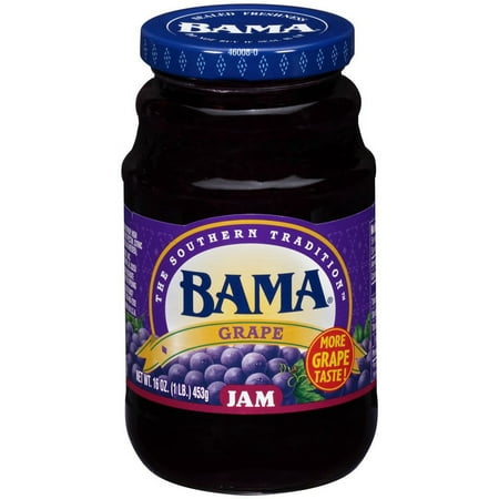 Bama Jam, Grape, 16 Oz