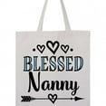 thumbnail image 4 of Inktastic Blessed Nanny Grandma Tote Bag, 4 of 4