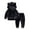 Black, variant on Honeeladyy Winter Coats Toddler Baby Jinsirong Fabrics Coat Pants 2pcs/set Kids Sweater For Boys Girls Black Sales