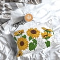 thumbnail image 3 of Salouo Plump Sunflower And Sketch Pattern Pillow Cases,1PC Pillow Covers with Envelope Closure Decorative Pillow Case for Bed Couch,Pillows Not Included-16"x24", 3 of 6