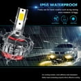 thumbnail image 3 of Labymos 2PCS 9005/HB3 LED Fog Light Bulbs 3000K Yellow 3000 Lumens 30W High Power LED, 3 of 8