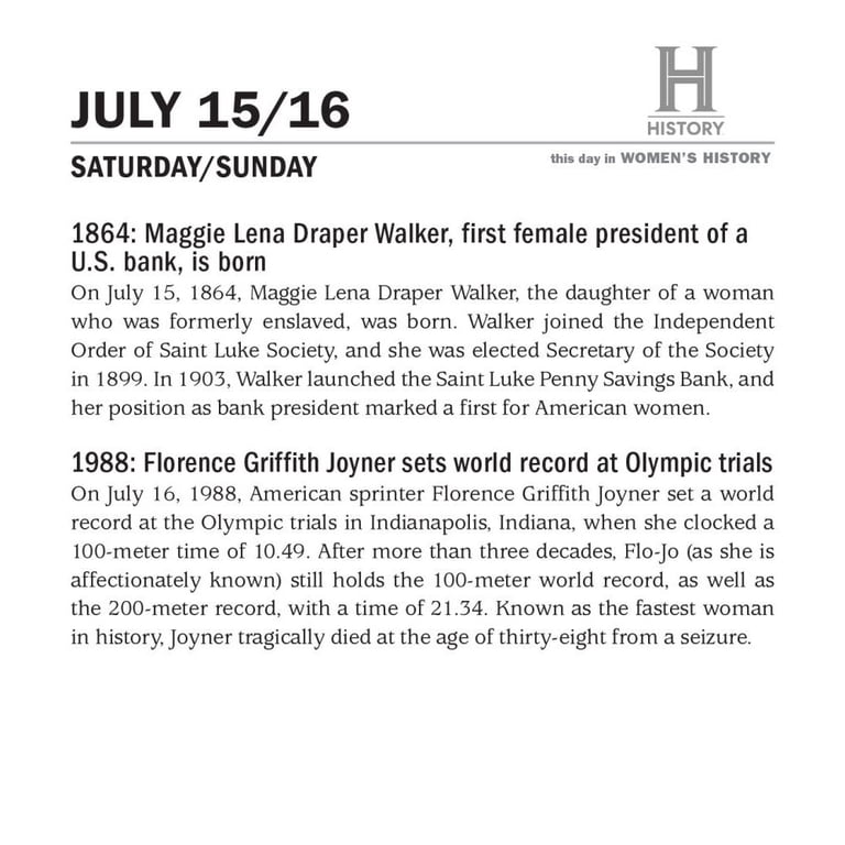 Moments in History(tm) Calendars: 2023 History Channel This Day in Women's  History Boxed Calendar : 365 Extraordinary Women and Events That Shaped  History (Calendar) - Walmart.com