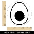 thumbnail image 2 of Egg and Yolk Self-Inking Rubber Stamp Ink Stamper - Purple Ink - Small 3/4 Inch, 2 of 7