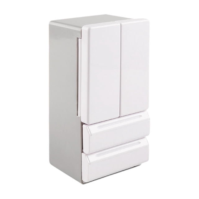 Frigorífico-congelador de cocina, mini maquetas para decoración, frigorífico de simulación para salón, hogar o casa de muñecas.