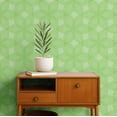 thumbnail image 2 of S4Sassy Self-Stick Decorative Boho Wallpaper, Dot Geometric Print Wall Paper, Textured Vinyl Waterproof Contact Paper, Green, 25"X 60" Removable Renter Friendly Walls Covering For Bedroom, 2 of 8