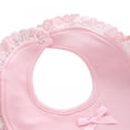 thumbnail image 4 of Alvage Baby Girl Snap Button Bibs Cotton Cute Bow Lace Bibs Waterproof Saliva Towels,Pink, 4 of 11