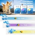 thumbnail image 3 of Interactive Dog Toys, Automatic Electric Rolling Ball,  3 Switchable Modes,  Durable Self Play Moving Ball for Small & Medium Dogs to Stimulate Play, 3 of 8