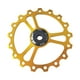 thumbnail image 1 of Guía de polea de cambio trasero para bicicleta de montaña, tensora, rodillo jockey Oro, 1 of 9