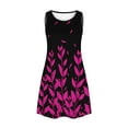 thumbnail image 5 of Patlollav Women Casual Loose Summer Printed Dresses Round Neck Sleeveless Vest Dress, 5 of 6