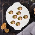 thumbnail image 2 of Ceramic Snail Dish Escargot Baking Plate Grill Conch Plate Octopus Balls Baking Tray, 2 of 9
